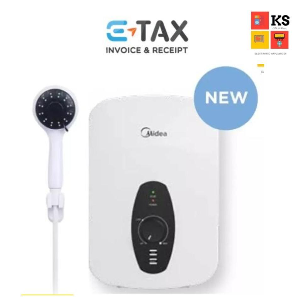 เครื่องทำน้ำอุ่น MIDEA รุ่น MWH-45QTH(W) 4,500 วัตต์