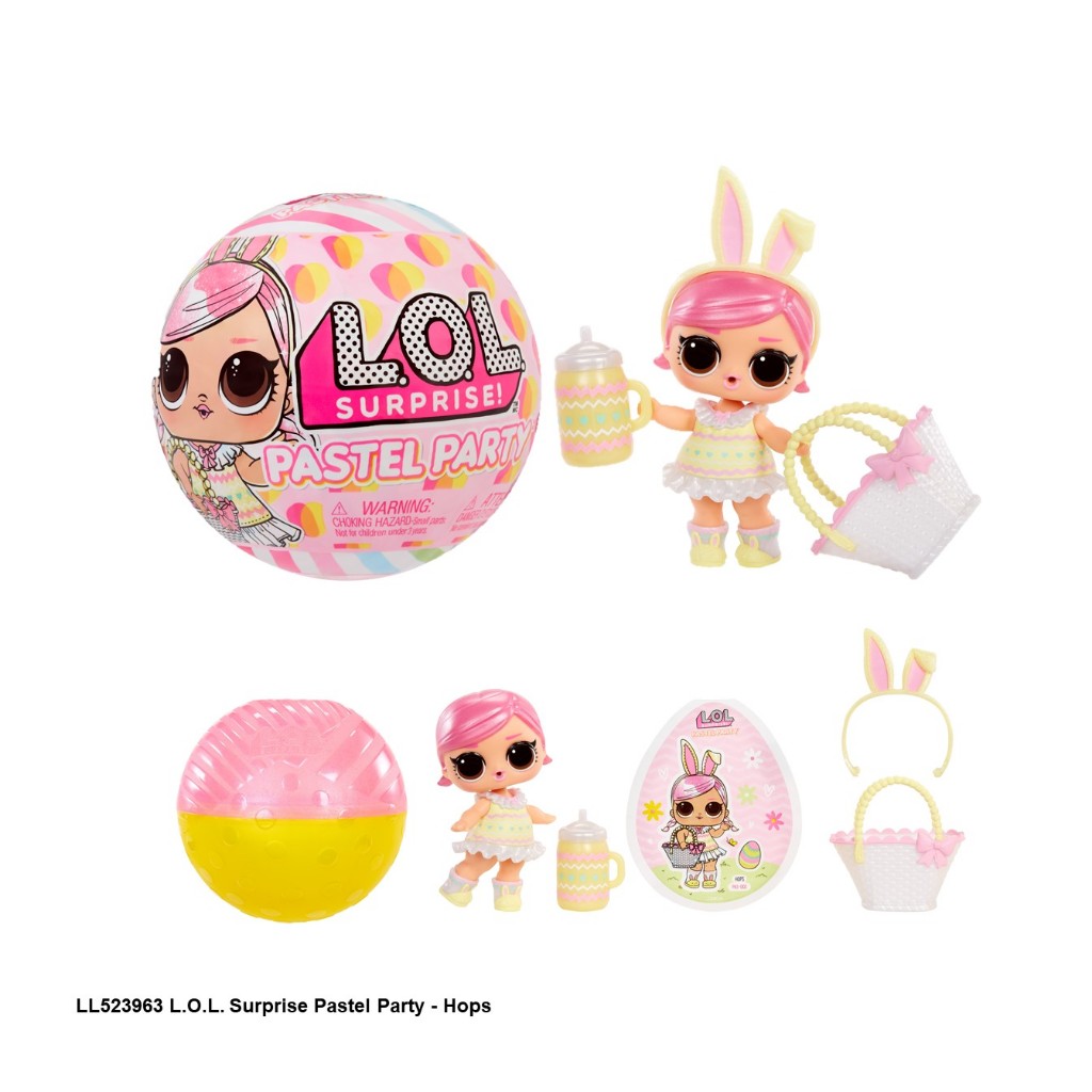 LOL(แอลโอแอล)Surprise Pastel Party - Hops ของเล่นตุ๊กตาแอลโอแอลเซอร์ไพร์ส พพาสเทล ปาร์ตี้  รหัส LL523963