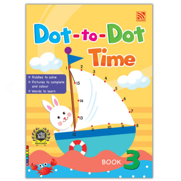 หนังสือเรียนเตรียมอนุบาล Dot-To-Dot Time Book 3