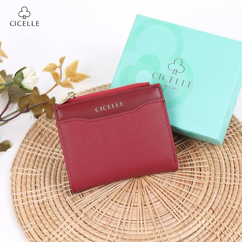 กระเป๋าสตางค์ใบสั้น กระเป๋าแบรนด์ CICELLE (ซี-เซล)#8003