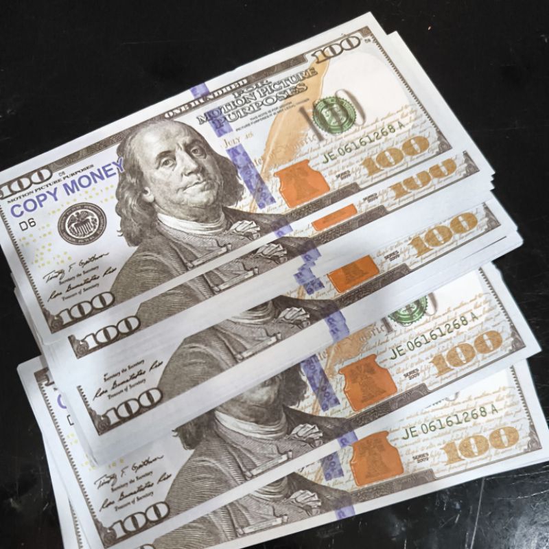 แบงกาโม่ แบงดอลล่า 100 dollar🎁ส่งแกรปได้❤️พร้อมส่งจาก กทมภูต
