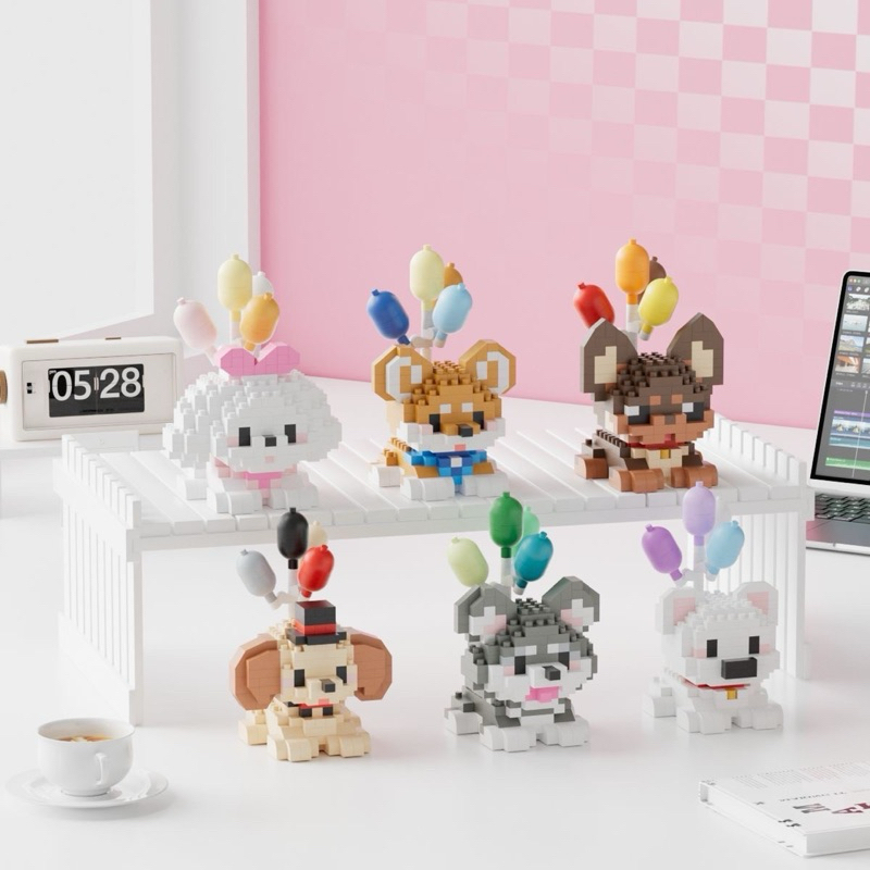 ตัวต่อนาโน Size M - Mekansm Puppy Flying Pets Cat Dog - รูปที่ 2