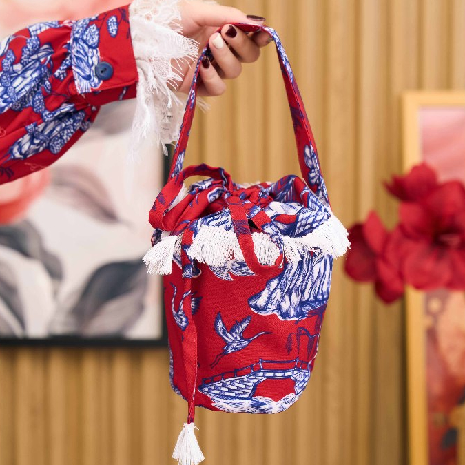 BOOBOO: BOO8 Orange Bag กระเป๋าถือตรุษจีน กระเป๋าตรุษจีน กระเป๋าใส่ส้มตรุษจีน