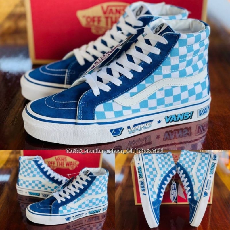 รองเท้า Vans Old Skool High ลายตาราง [ ของแท้💯 พร้อมส่ง ]
