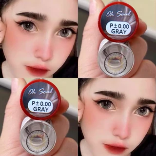 บิ๊กอาย คอนแทคเลนส์ Bigeye gray สีเทา ตาโตลายขายดี แถมตลับทุกคู่