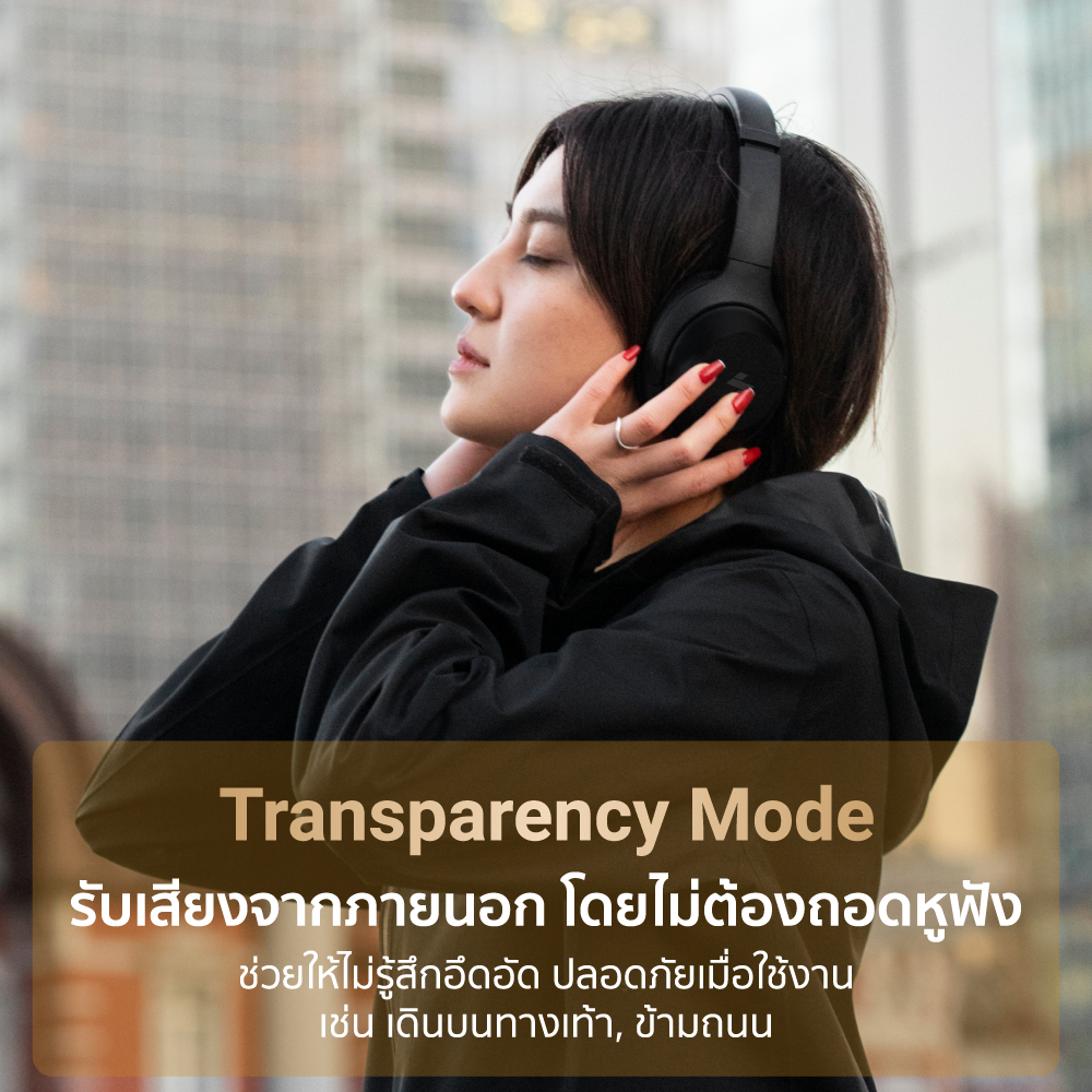 [ลดเหลือ 1351] iSUPER SOUND COMFORT PRO หูฟังไร้สาย หูฟังครอบหู Headphone รองรับ Hi-Res Wireless LDAC ANC-1Y