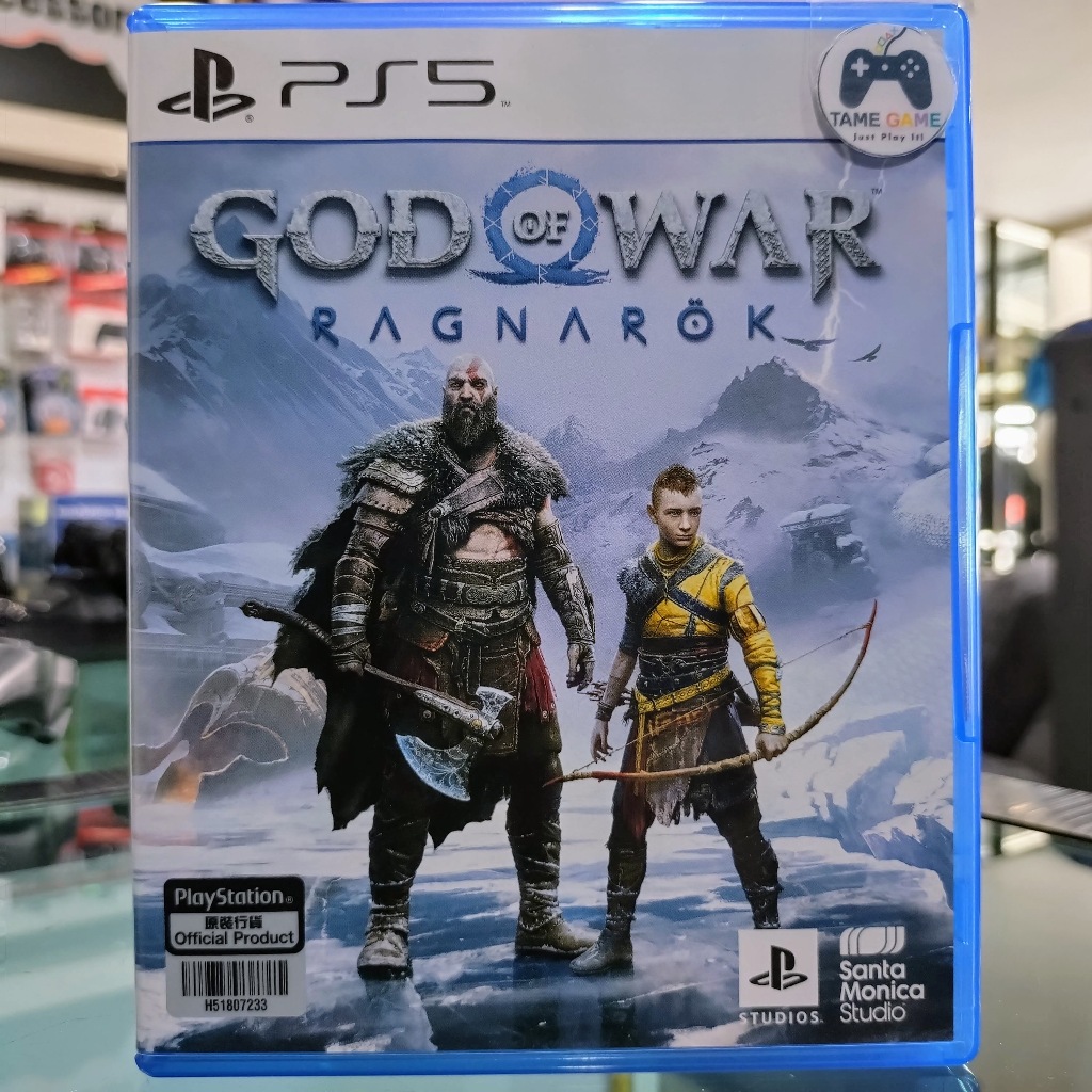 (ภาษาไทย) มือ2 PS5 God of War Ragnarok แผ่นPS5 เกมPS5 มือสอง (God of War 2022)