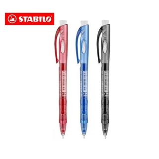 Stabilo ปากกาลูกลื่น Liner 308 ขนาด 0.38 มม. หมึกน้ำเงิน, แดง และดำ (ราคาต่อ 1 ด้าม)