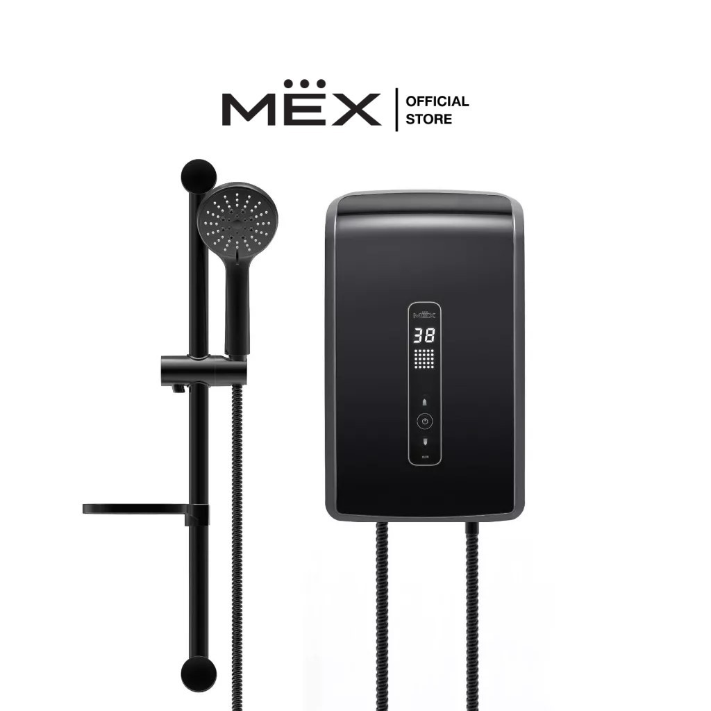 MEX เครื่องทำน้ำอุ่น 3500W : รุ่น CRYSTAL 35E (NE) : สีดำ