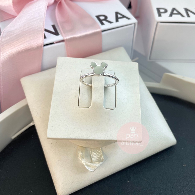 (ของแท้100%)Pandora silver ring แหวนมิกกี้