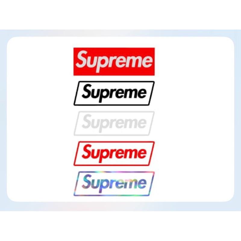 📌สติกเกอร์สะท้อนแสง #Supreme🇺🇲