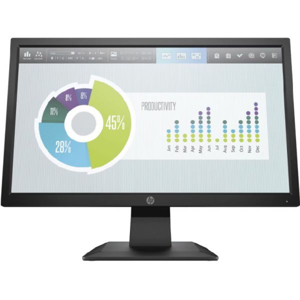 จอ 19.5" HP (5RD66AA#AKL) Monitor “HP” ProDisplay P204v HD+ 1600 x 900 19.5″