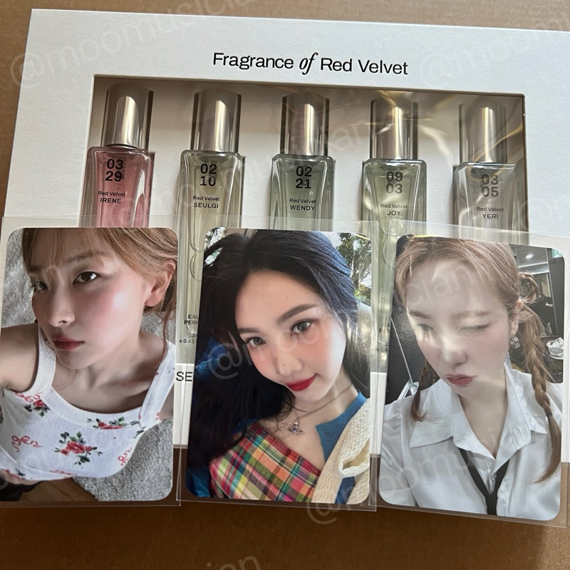 พร้อมส่ง red velvet 10th anniversary perfume set ซึลกิ จอย เยริ