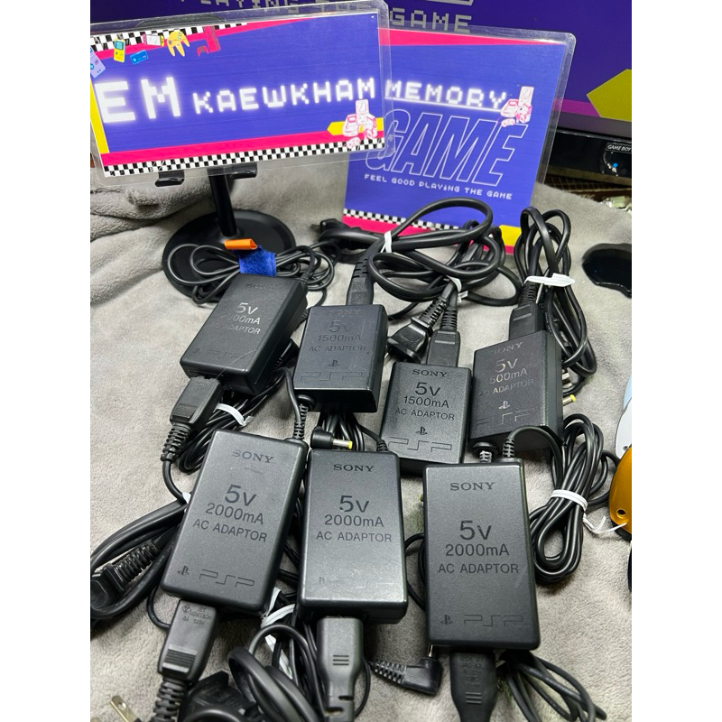 ที่ชาร์จ PSP 1000 2000 3000 แท้ Sony อแดปเตอร์ Adapter  หม้อแปลง สายชาร์จ ตัวชาร์จแบต พีเอสพี psvita