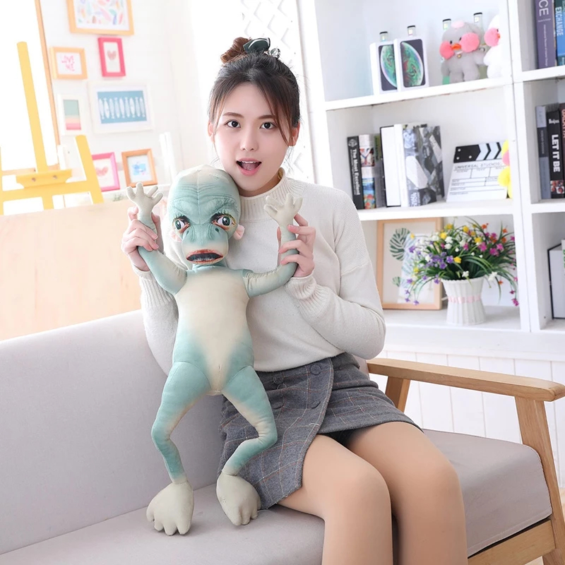 พร้อมส่งในไทย -ตุ๊กตาเอเลี่ยนน่ารัก 20/60/80cm ผ้าฝ้าย PP หมอนตุ๊กตานุ่ม สําหรับตกแต่งบ้น ของเล่น หมอนข้าง ราคา ถูกที่สุด ดีลบีเคเค แกลเลอรีภาพที่ 7