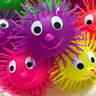 (12 ชิ้น) No.138   ลูกบอลเด้งดิ๋ง มีไฟกระพริบ (ใหญ่) ของเล่น…