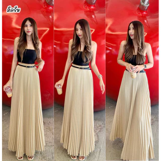 กระโปรงพลีทอย่างดี ทรงปลายบาน ใส่แล้วพริ้ว หุ่นไหนก็ใส่สวย ชุดสวยๆ ช่วยเสริมบุคลิกให้ดูดี ใส่ทำงานหรือไปเที่ยว ชิลๆ