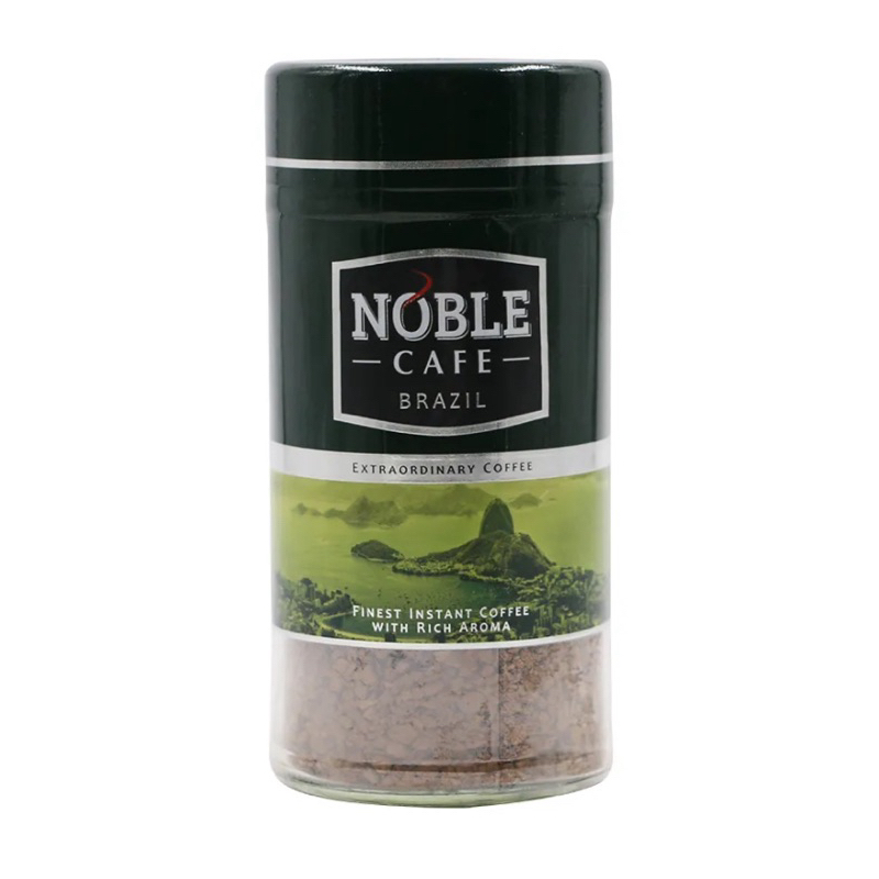 Noble Cafe Gold Coffee 100 g./ Brazil coffee 100g. โนเบิลคาเฟ่โกลด์ บราซิลกาแฟสำเร็จรูป