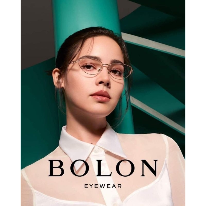 Bolonรุ่นBA7050ทรงแคทอาย B-TITANIUM ของแท้ เบา แข็งแรงทนทานยืดหยุ่นสูง นำไปตัดใส่เลนส์