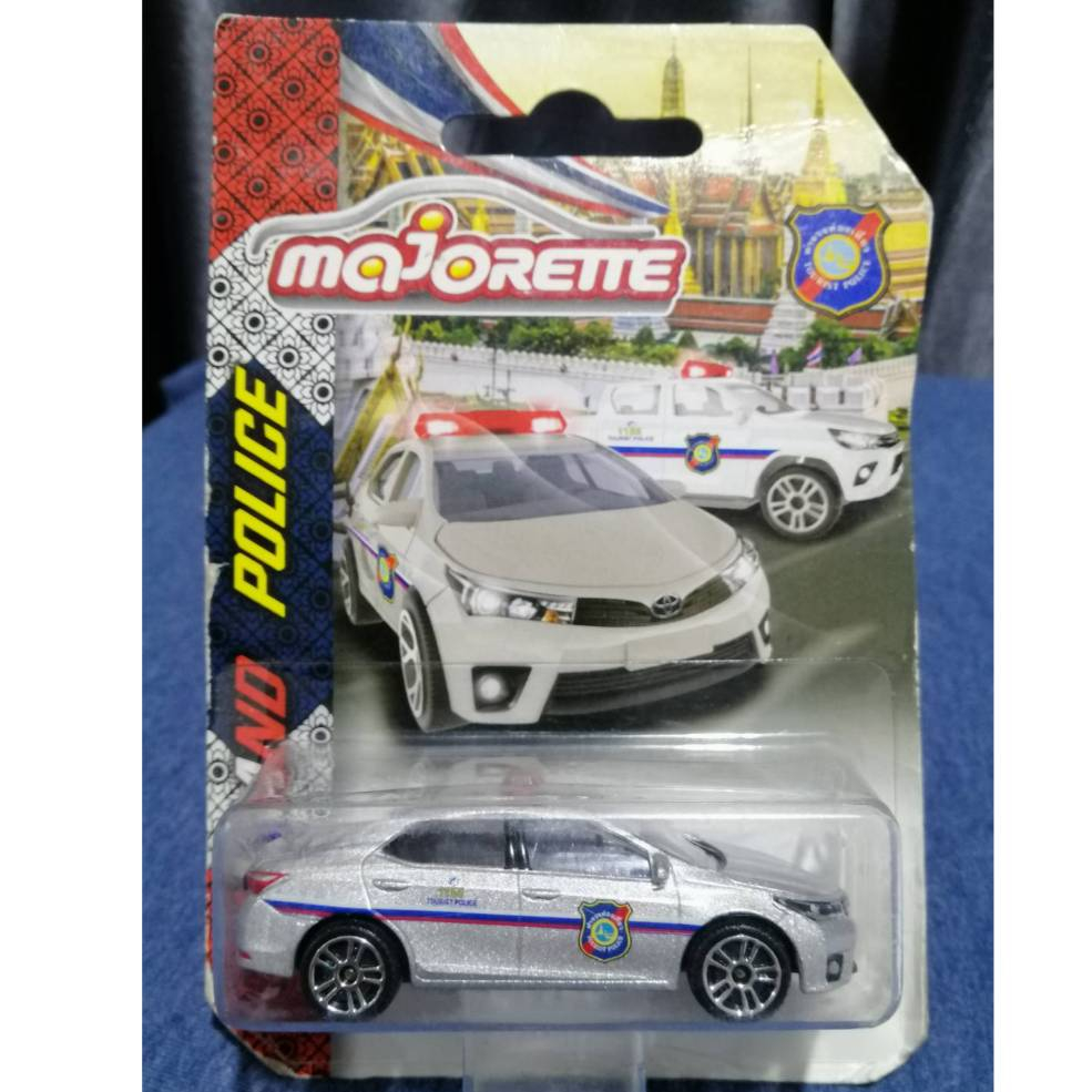 โมเดลรถ Majorette Toyota Corolla Altis Thai Tourist Police Bronze Silver NEW ของใหม่ยังไม่แกะแพ็ค