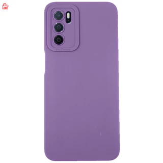 เคส สำหรับ OPPO A16 CPH2269 เคสซิลิโคนนิ่ม กันกล้อง TPU สีพื้น