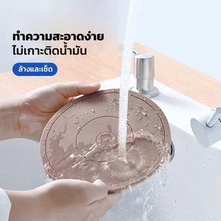 GRAREY แผ่นซิลิโคนรองหม้อกันความร้อน แผ่นรองของร้อน แผ่นรองกันลื่น ขนาดไซส์ S