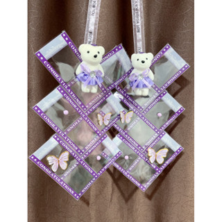 พวงมาลัยใส่ธนบัตรวันปัจฉิม 12 ใบ มีตุ๊กตา