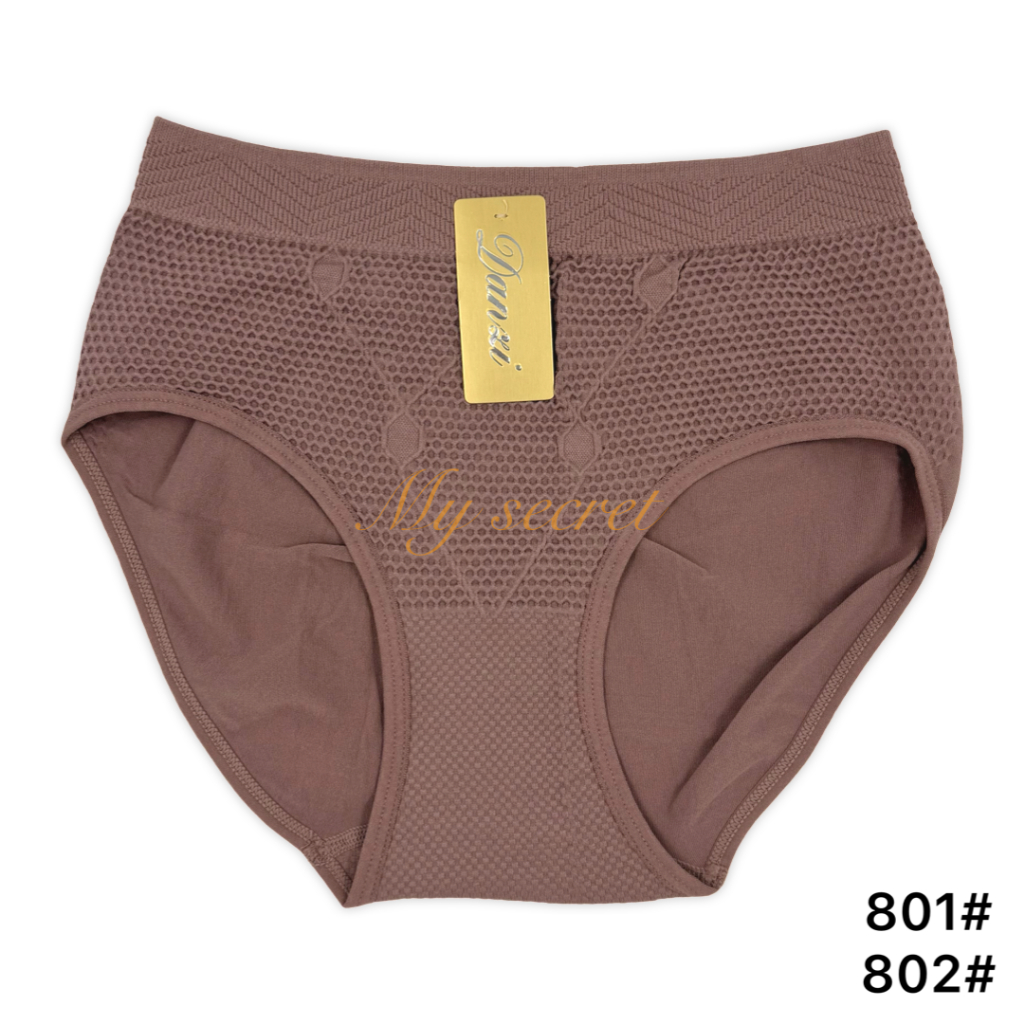 กางเกงในผู้หญิงผ้าทอ คละสี ดำล้วน  เก็บพุง ยกก้น มี 2 ไซส์ เอว 30-45 นิ้ว - 3