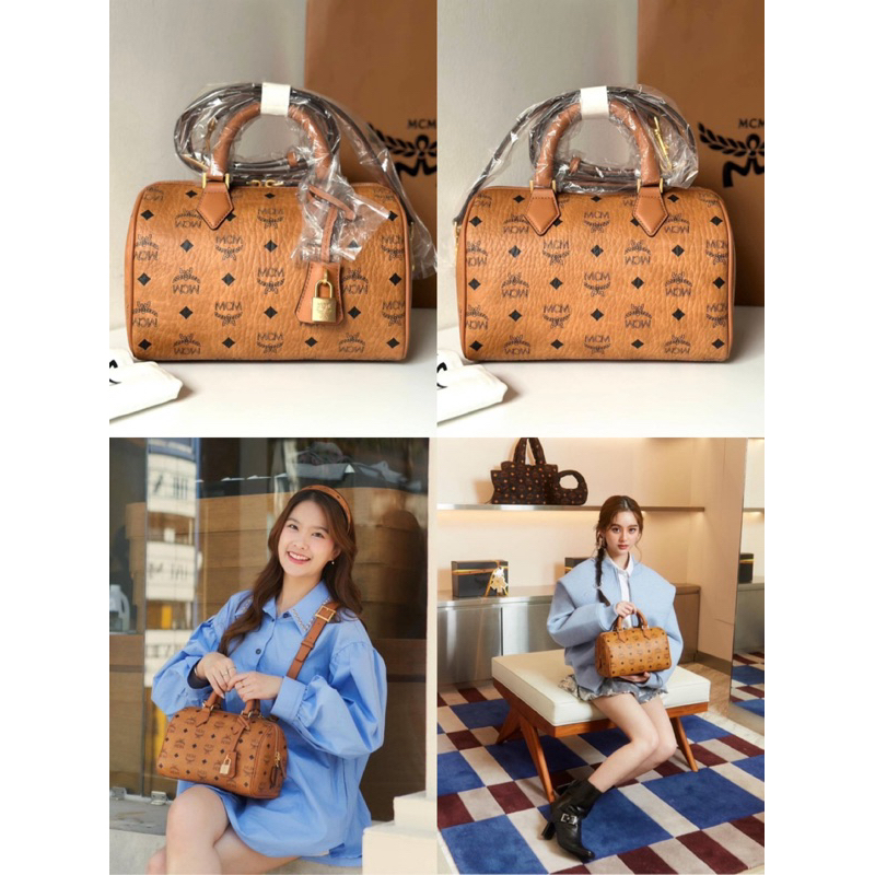 New MCM ELLA BOSTON ของแท้ %