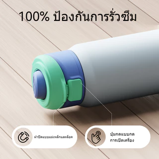 FJbottle ขวดน้ำเก็บร้อน–เย็น 710ml/950ml ฝาปิดแม่เหล็ก รองรับมือถือ เหมาะสำหรับออฟฟิศ