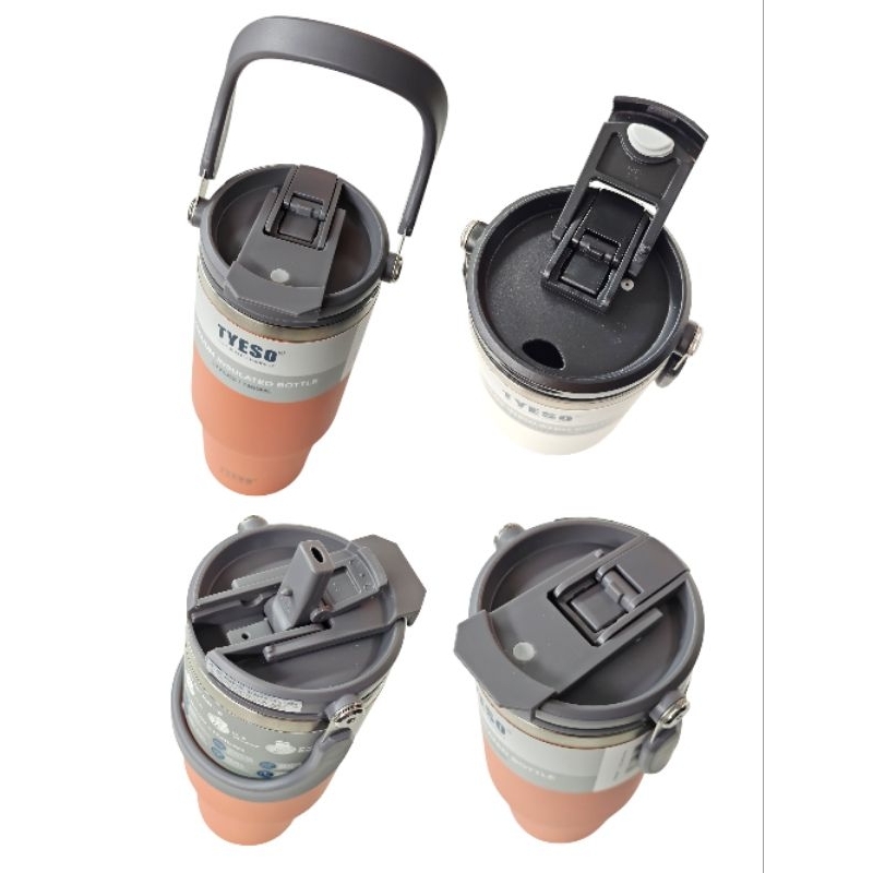 แก้ว TYESO แบบสลักชื่อ เเจ้งชื่อในเเชทนะครับ ของแท้ เก็บอุณหภูมิได้ดี ขนาด600/750/900/1200ml - รูปที่ 2