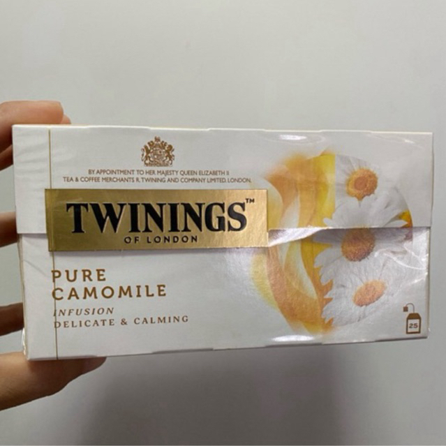 [Twinings] ทไวนิงส์ ชาคาโมมายล์ Pure Camomile หลับสบาย 25 ซองx1 กล่อง