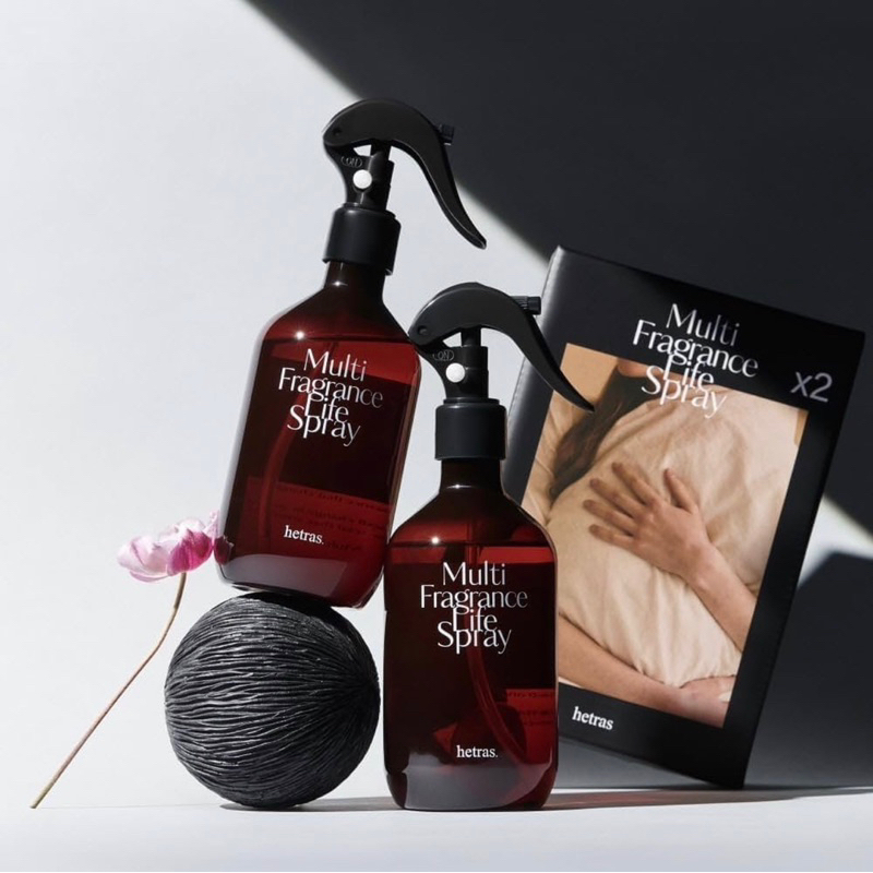 🌟กลิ่นHotel wood🌟Hetras Multi Fragrance Life Spray สเปรย์ห้องหอม 300ml.