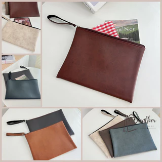 🔥พร้อมส่ง🔥 กระเป๋าหนัง ใส่เอกสาร รวมทุกไซส์ F4, A4, IPad, M, S รุ่นยอดฮิต หนังเป็นทรง กันน้ำได้ (สั่งเยอะมีราคาส่ง)