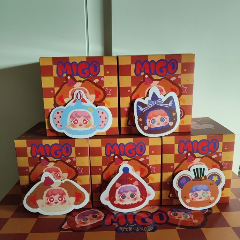 (โค้ด Live 30-40% เหลือ 70) เช็คการ์ด Migo Dream Circus พวงกุญแจ เลือกตัว ระบุตัว