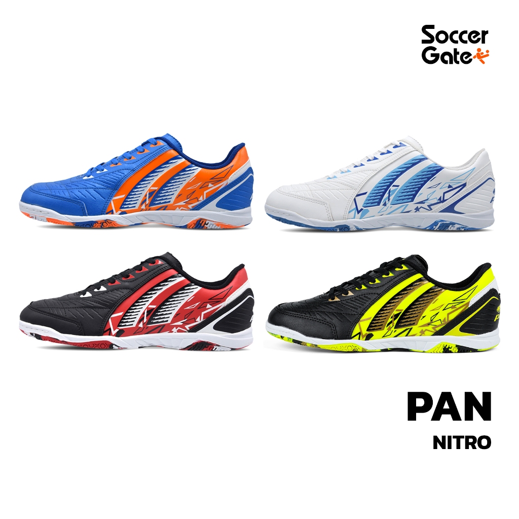 PAN NITRO รองเท้าฟุตซอลของแท้ [โค้ด SOCC09SEP ลดสูงสุด 500 เมื่อซื้อครบ 3000]