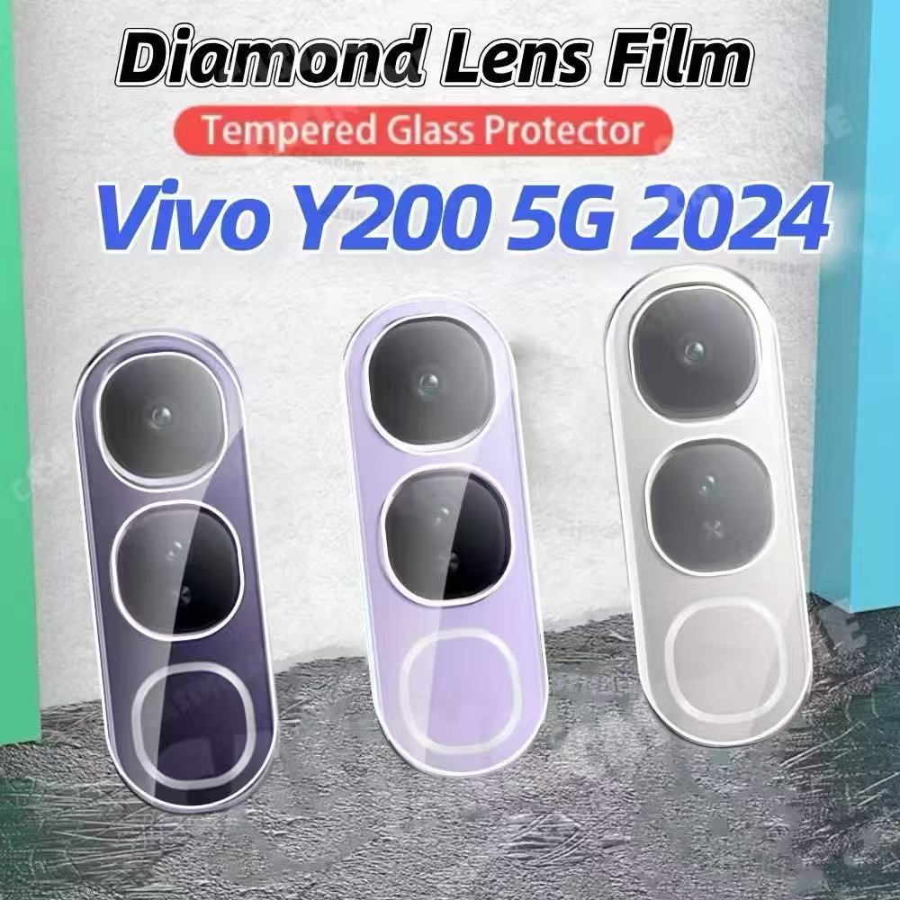 ฟิล์มกันรอย เลนส์กล้อง สำหรับ Vivo Y200 Y300 เลนส์กล้อง  ฟิล์มกระจกใส