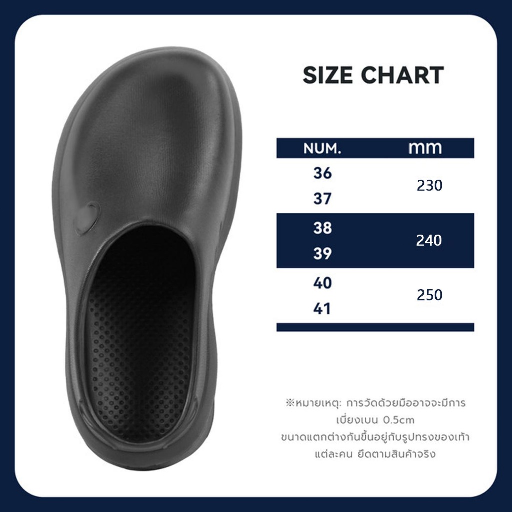 Tikp2 รองเท้าแตะ รองเท้าแตะผู้หญิง รองเท้าหัวโต ขาว 3.5cm พื้นหนา กันลื่น กันน้ำ ทนต่อการสึกหรอ ผู้หญิง เหมาะกับฤด 12101