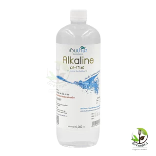 น้ำด่าง อัลคาไลน์ สวนปานะ ผสมน้ำสกัดใบเตย 1000 มล pH12 Alkaline water