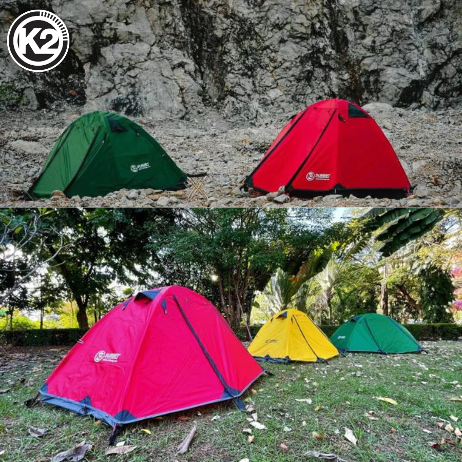 เต็นท์ K2 SUMMIT เต็นท์ HI-END สำหรับ 1 คน น้ำหนักเบา กันน้ำ กันฝน พกพาสะดวก FREE!! กราวชีท thumbnail 8