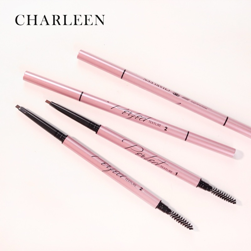 [ของแท้บริษัท/ส่งไว] ดินสอเขียนคิ้วชาลีน มี 2 เฉดสีให้เลือก เขียนง่าย เส้นเล็ก ติดทน