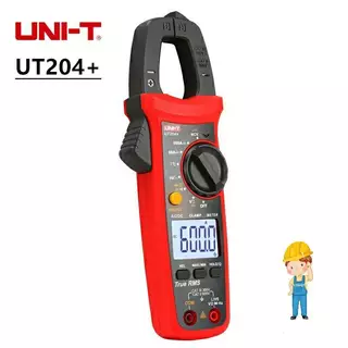 UNI-T 204+ คลิปแอมป์ แคล้มป์มิเตอร์ ดิจิตอล AC/DC 600A 600V รุ่น 204 204+ UT204 กิ๊ปแอมป์ คีบแอมป์ Clamp Meter UT204+