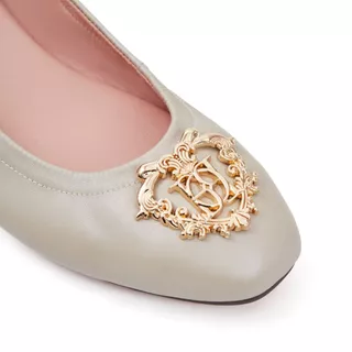 O&B รองเท้าหนังแกะ รุ่น AUDREY PRINCESS IN TWINKLE SAND-11217SS32326F_H5BESM