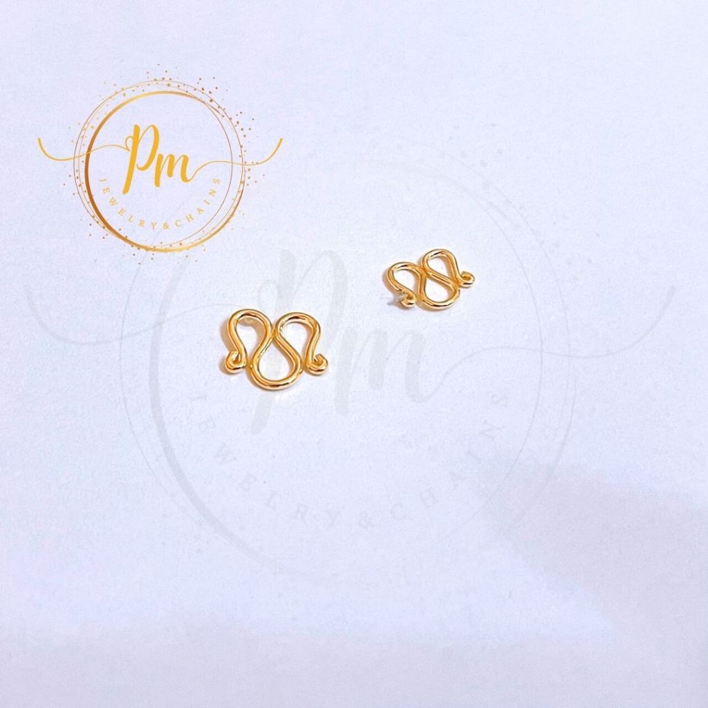 ตะขอเอ็ม PM.JEWELRY สร้อยคอ ทองคำแท้ 9K น้ำหนัก 0.13 กรัม มีใบรับประกันจากทางร้าน