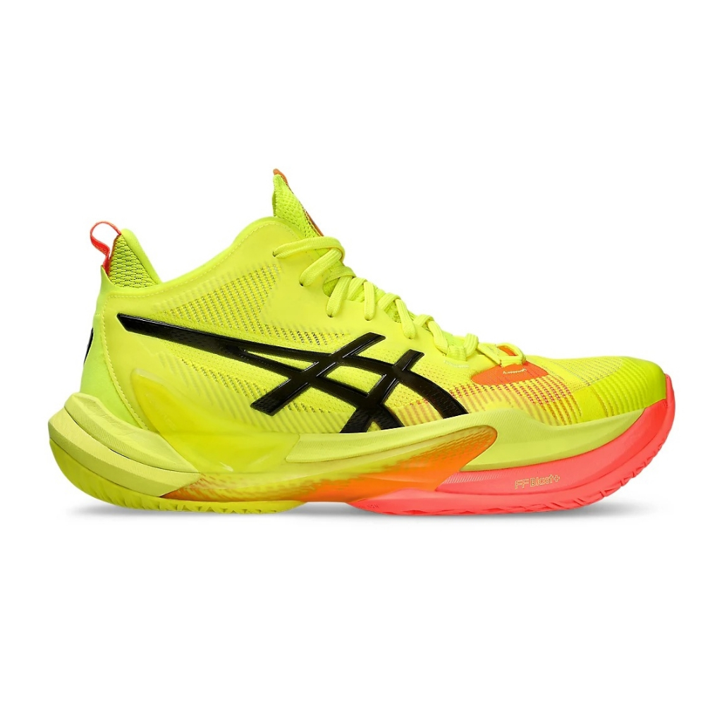 Asics รองเท้าวอลเลย์บอลผู้ชาย Metarise 2 Paris | Safety Yellow/Black ( 1051A078-750 )