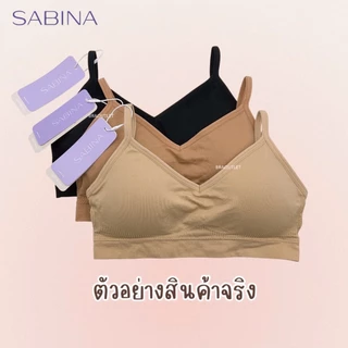 {{ สวมทอ }} SABINA เสื้อชั้นใน Soft Collection ผ้าทอสวม ฟองบาง M-XL SBXK260