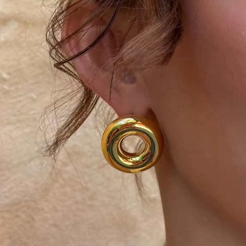 MERAKI. Artemis Earrings (2.7 cm) stainless steel