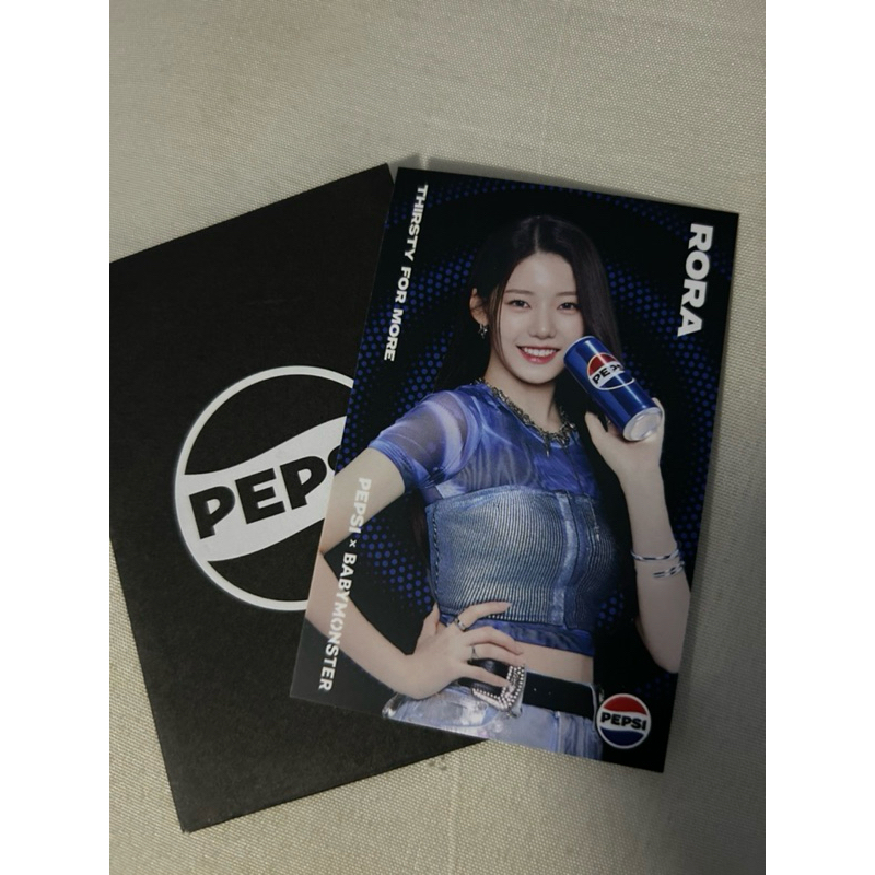 [พร้อมส่ง] การ์ด baby monster Chester grill x pepsi