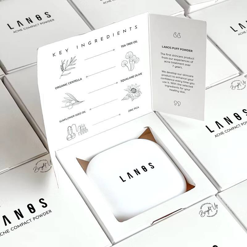 แป้งพับลานอส Lanos สูตรคุณหมอ SPF20PA+++