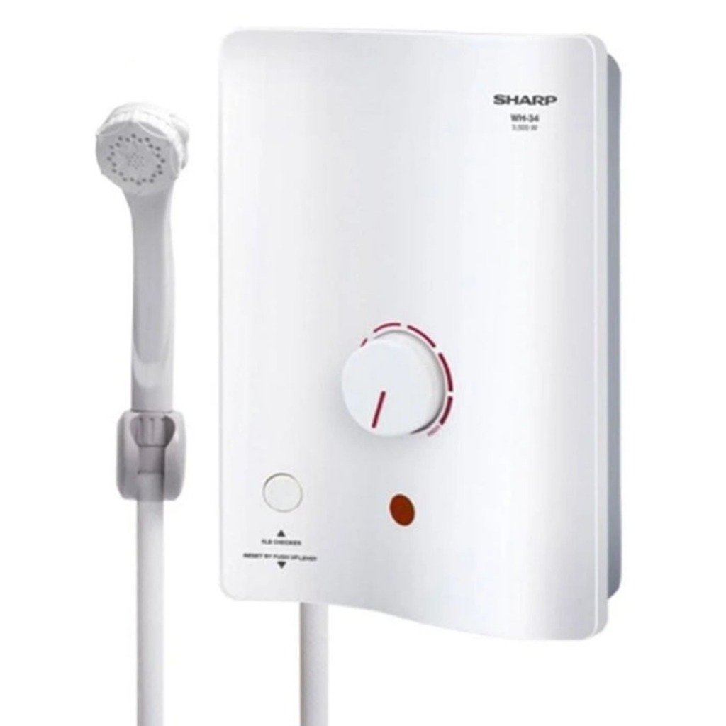 SHARP เครื่องทำน้ำอุ่น 3500 วัตต์ #WH-34